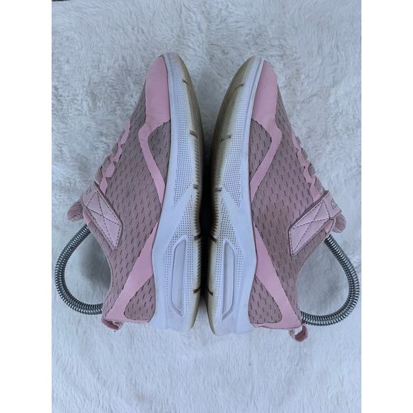 Skechers Microspec Max Light Pink Sneakers Elastic Laces Youth Size 2 - Picture 4 of 8